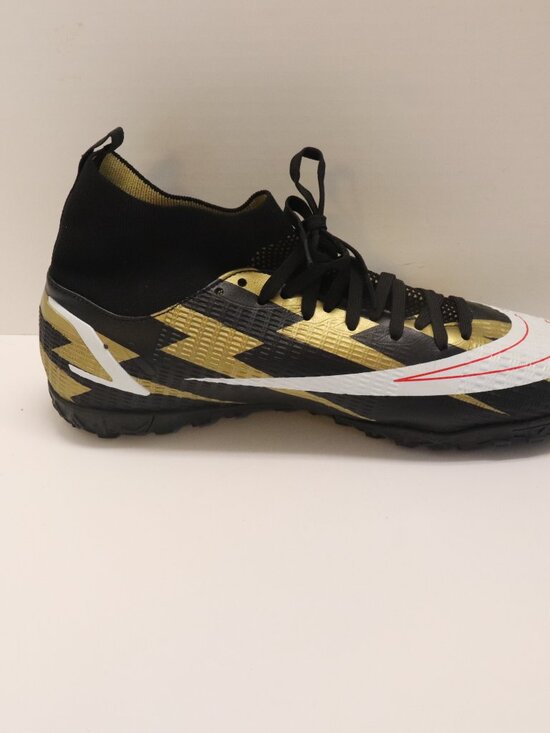 Black Gold Men\'s High Top Turf Soccer Cleats Training Shoes Size Eu 44 Us 10.5 main image 4